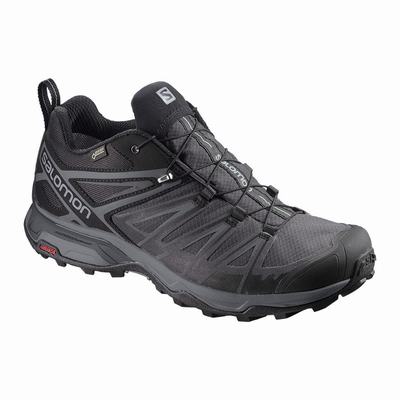 Pánské Turistické Boty Salomon X ULTRA 3 WIDE GORE-TEX Černé SA72680-159